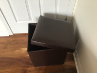 Foldable Storage Cube(faux leather)