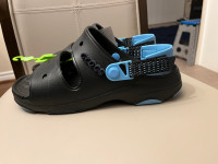 Crocs sandals in black brand new unisex adjustable straps