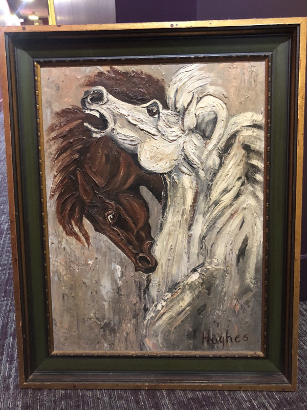 Horse Painting Vintage Unique Country Film Prop Cowboy in Arts & Collectibles in City of Toronto