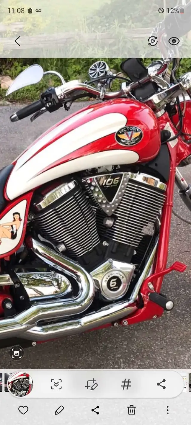 2012 Victory Jackpot 106 low kms! in Street, Cruisers & Choppers in Stratford - Image 4
