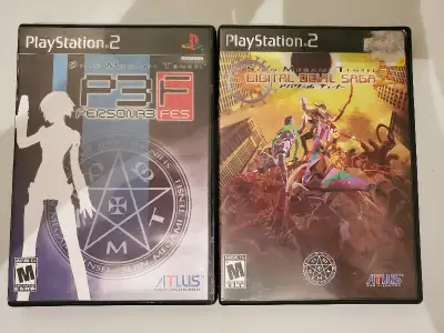 PS2 Shin Megami Tensei Bundle DIGITAL DEVIL SAGA PERSONA, View more