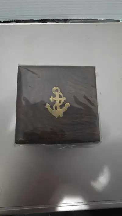 Brass Compass With Screw On Lid Brand New Factory Sealed, View more