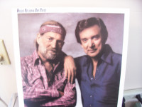 Willie Nelson and Ray Price 'San Antonio Rose" vinyl record