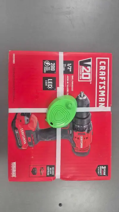 Craftsman V20 Drill Brand New , View more