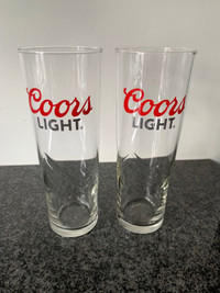 Beer glasses Coors Light 