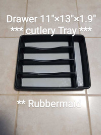 Rubbermaid Drawers cutlery Tray *** Brand New **