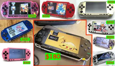 Sony PSP 1000 Original Playstation Portable 《 64GB & 500+ Games》, View more