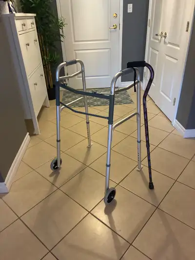 walker and adjustable cane , View more