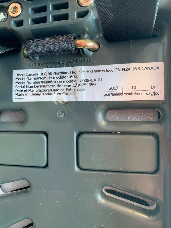 Diono Radian RXT Convertible Booster & Car Seat expires 2028