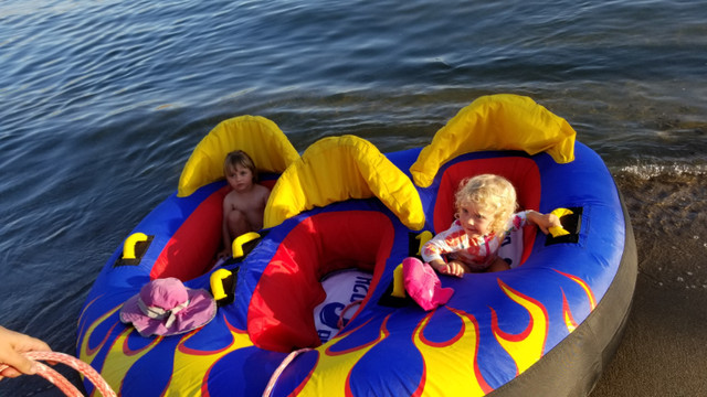 "FLAMING V" Boat pull Donut in Personal Watercraft in Calgary - Image 2