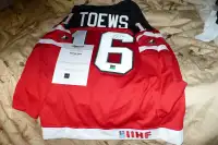 jonathan toews signed team canada jersey