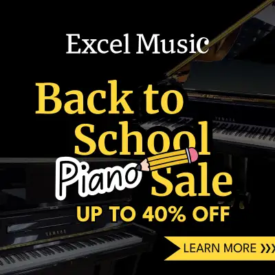 Back To School Piano Sale, Up to 40% OFF! Excel Music, View more