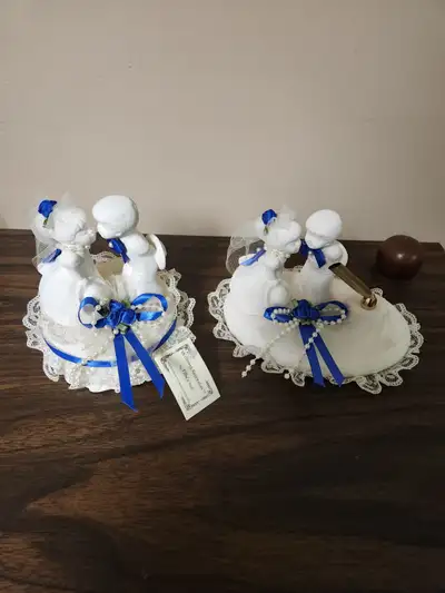 Wedding Cake Topper & Pen Holder, View more