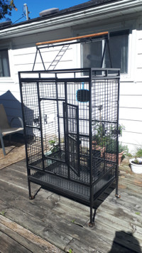 64 INCHES TALL, EXTRA LARGE PARROT CAGE