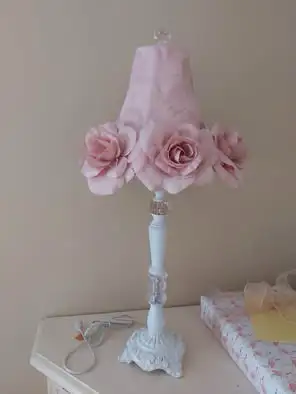 Vintage Romantic Rose Lamp , View more
