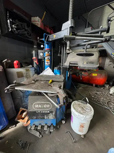 Selling a MAJOR LT-3950A Tire Changer and MAJOR Wheel Balancer – both in good working condition and...