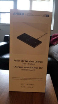 Brand new sealed Anker 5in1 wireless charger