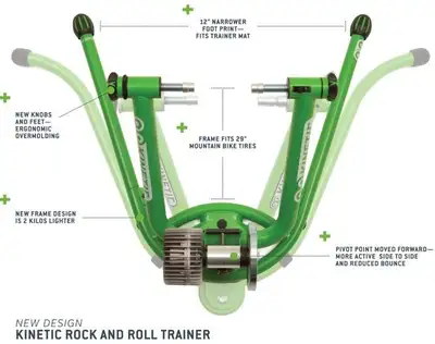 Kurt Kinetic Trainer Rock and Roll with riser **non bluetooth**, View more