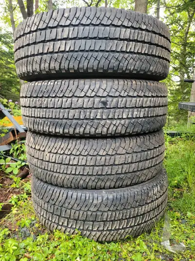 LT247/75R17 Michelin LTX all season tires. 10, 10, 9 and 9 32nds. This are in good shape. No sidewal...