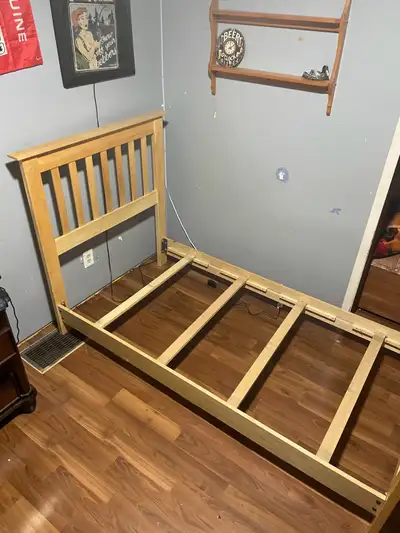 Twin bed frame headboard and footboard , View more