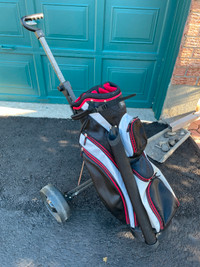R J Golf Bag and Golf Cart