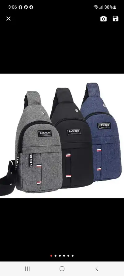 Mens and Womens Fashion Chest Bag, View more