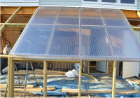 greenhouse twin wall polycarbonate hollow sheet for sale