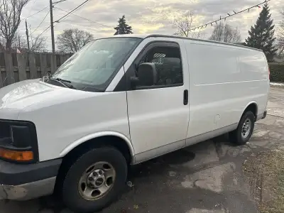 2008 Chevy cargo Van As is Drives great very little Rust. Just what is in photo on passenger side re...