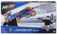 NEW Nerf Elite LONGSHOT CS-6 Toys R Us exclusive blaster gun