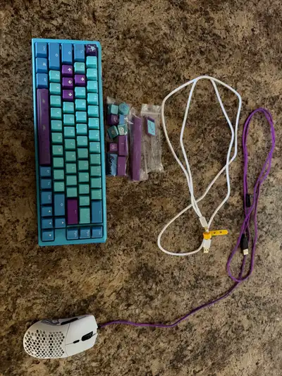 Ducky x MK One 3 SF Frozen Lhama 65% Hotswap RGB Limited Edition Mechanical Keyboard Glorious Model...