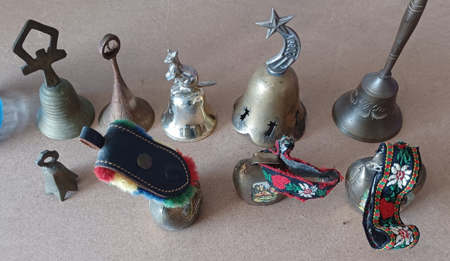 9 Small Bells, All 9 for $15, Pick up in Wallaceburg in Arts & Collectibles in Chatham-Kent - Image 2