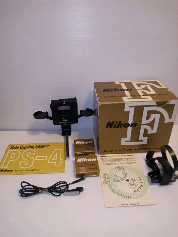 Nikon PS-4 Slide Copying Adapter For PB-4  PS-4 35mm Film Camera dans Autre  à Ville de Montréal
