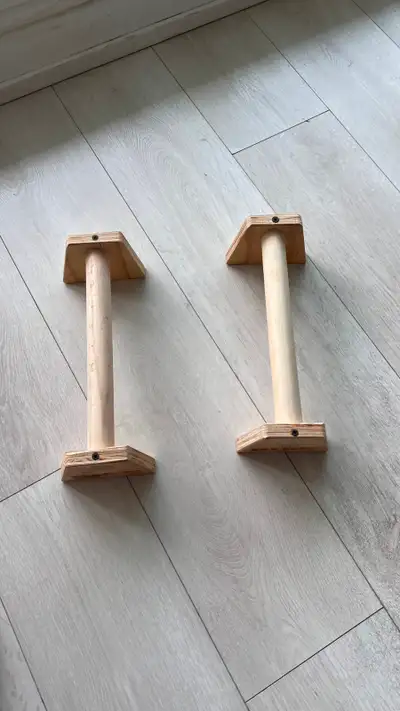 Wooden Parallettes - Push Up / Calisthenics Bars (Pair), View more
