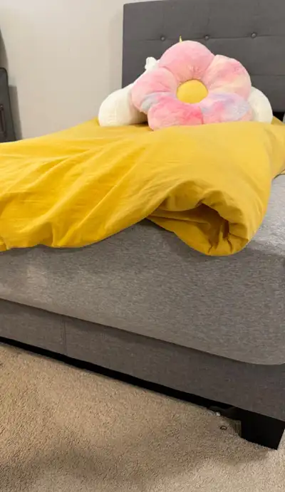 Width: 43" (109.2 cm) Height: 45.75" (116.2 cm) Depth: 80.25" (203.8 cm) Twin bed from the brick use...