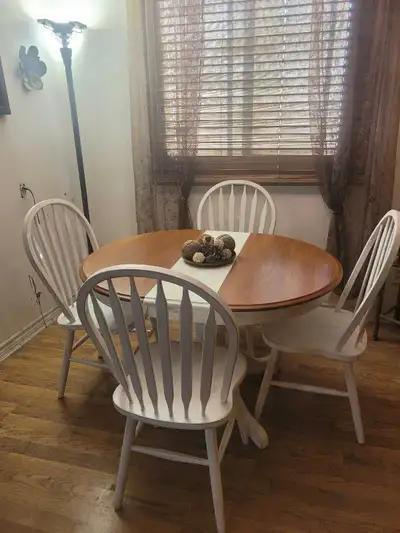 Solid wood farmhouse dinning set , View more