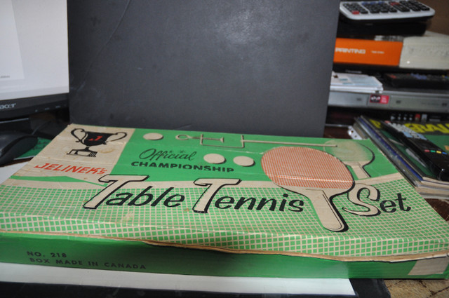 Official championship jelinek’s table tennis ping pong set vinta dans Art et objets de collection  à Victoriaville - Image 2