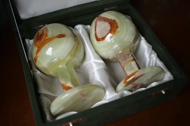 Green Banded Onyx Stone Goblets62863733746178121