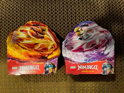 Lego NINJAGO 71823 & 71824 Kai's / Sora's Dragon Spinners: NEW !, View more
