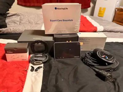 Black Oticon More hearing aids. $800 OBO The Oticon More 2 miniRITE R is a premium rechargeable RIC...