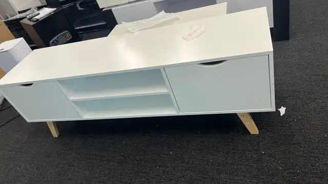 Modern Wooden TV Stand For 65"   TV in TV Tables & Entertainment Units in Markham / York Region - Image 2