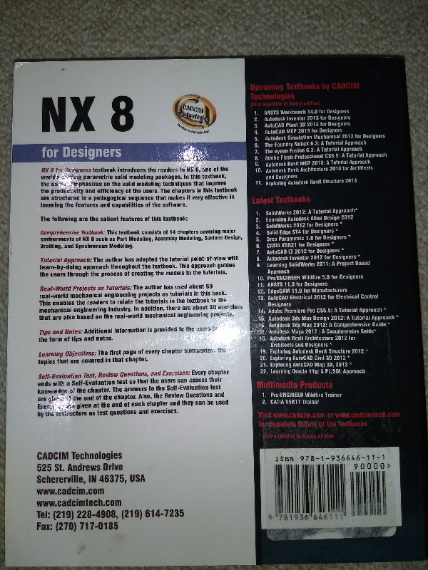 NX 8 for Designers. in Other in Oakville / Halton Region - Image 2