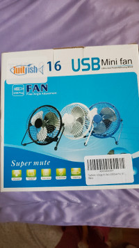 USB mini fan metal