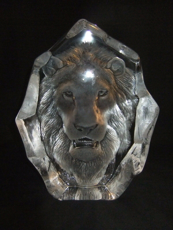MALE LION  Mats Jonasson Swedish Crystal Art MINT CONDITION in Arts & Collectibles in Thunder Bay - Image 2