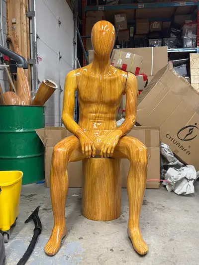 sitting man’s mannequin , View more