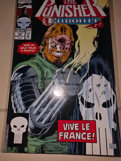 The Punisher Eurohit 2 Of 7 Marvle Comics Magazine Novel, View more