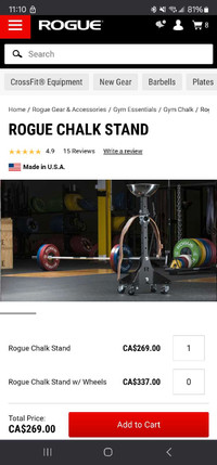 Rogue Chalk Stand