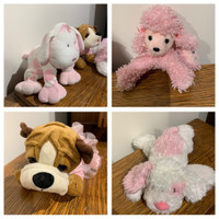 Stuffed animal assorted dogs