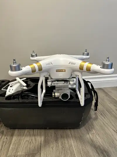 Comes with extra battery 2 Micro SD cards Hard backpack