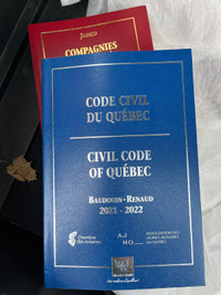 Code Civil du Quebec   2021-2022