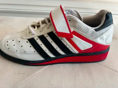 Adidas Men's weight lifting shoes size 9.5, View more